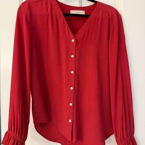 LOFT V-Neck Blouse